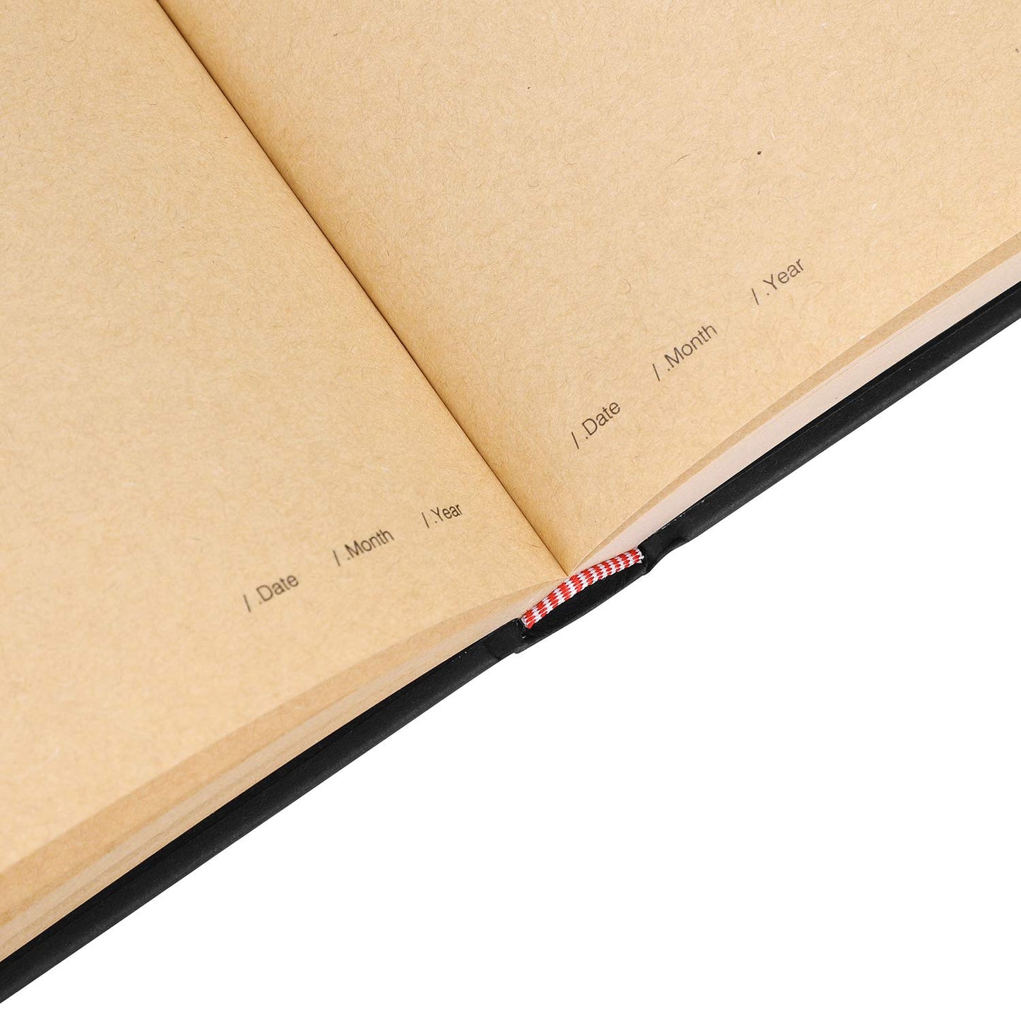Agenda tip jurnal pentru 365 de zile, inchidere cu lacat, A5, pagini retro din hartie kraft, culoare negru
