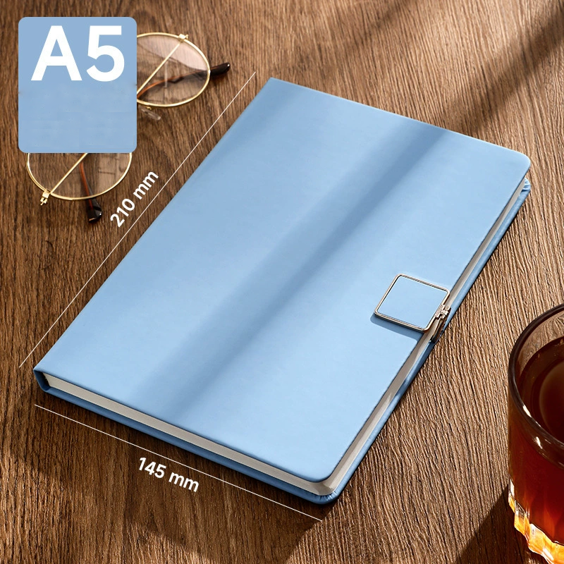 Agenda AristoNote Magnetic Square – Copertă din Piele Ecologică, Închidere Magnetică, Format A5, Culoare Neagră